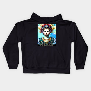 Beautiful Fierce Goddess Kids Hoodie